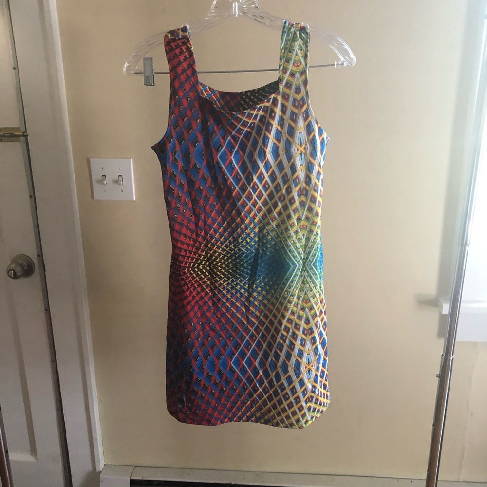 Vintage multi color dress